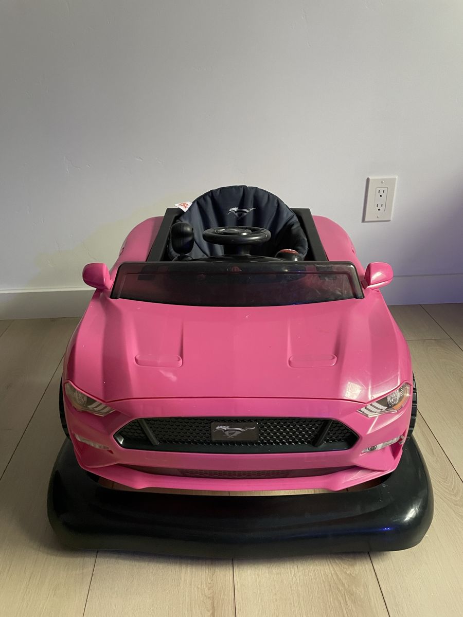 Bright Starts Pink Ford Mustang GT Baby Walker