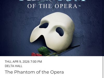 Phantom Of the Opera - 2 Orchestra Seats