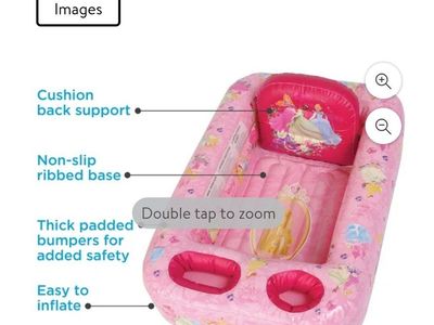 Disney Princess Inflatable Baby Bathtub Pink