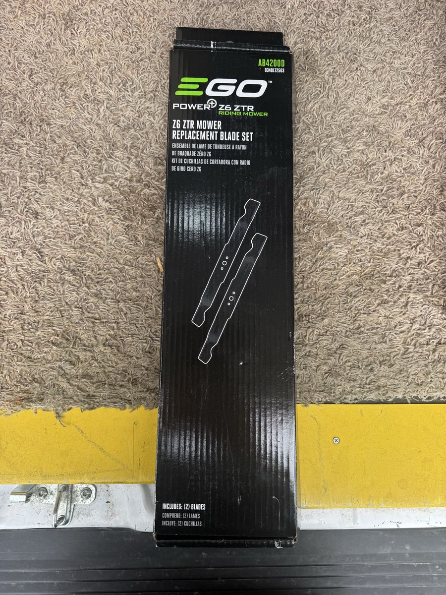 Ego riding lawn mower blades