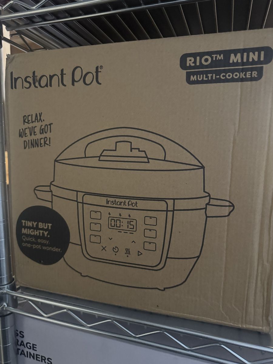 Instant Pot RIO Mini Multi-Cooker - New, Compact & Versatile One-Pot Wonder