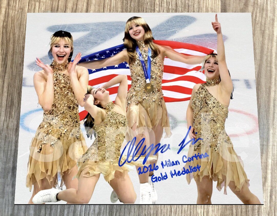 2026 MILAN CORTINA ALYSA LIU 8x10 PHOTO