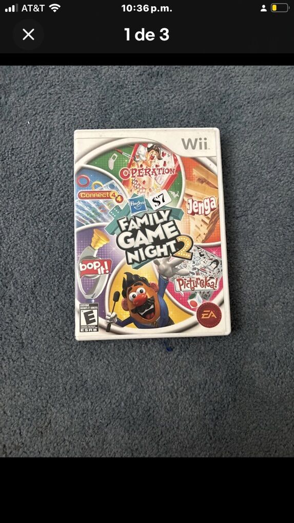 Family Game Night 2 Nintendo Wii