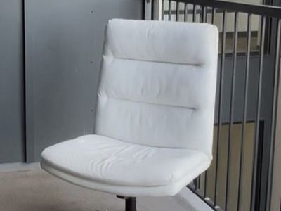 Wide Leather Office Chair