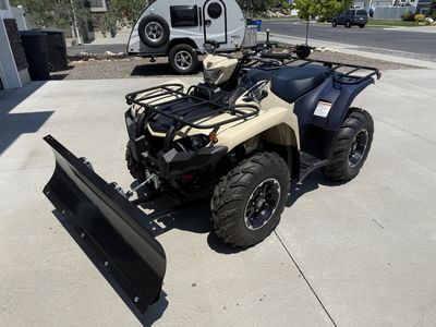 2025 Yamaha Kodiak 450 EPS SE ATV with Warn Provantage II Plow - Excellent Condition