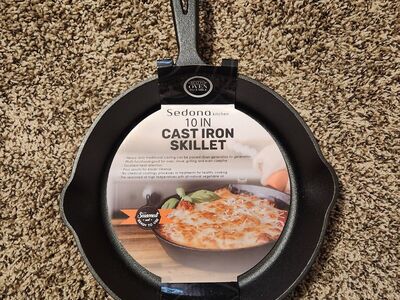 Brand New Sedona 10 Inch Cast Iron Skillet