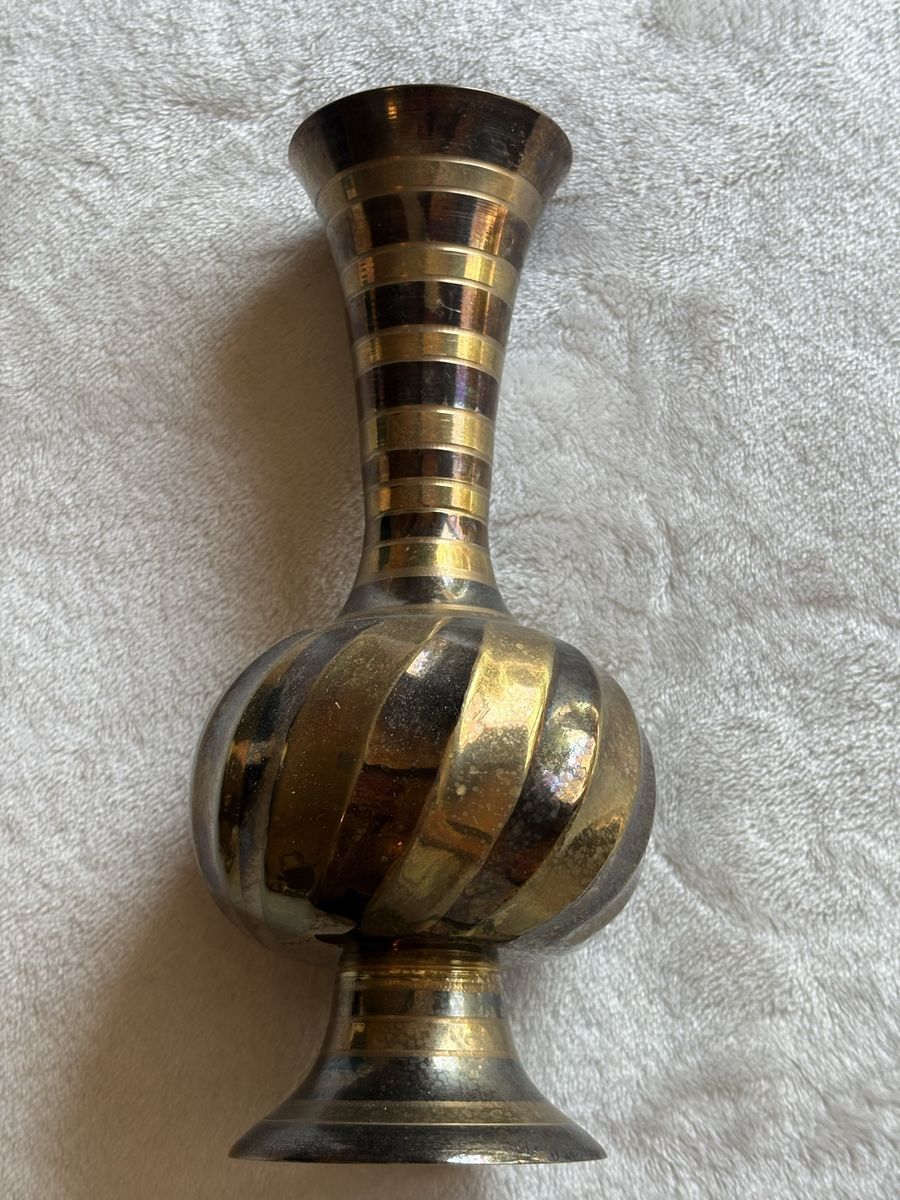 Solid Brass Vase