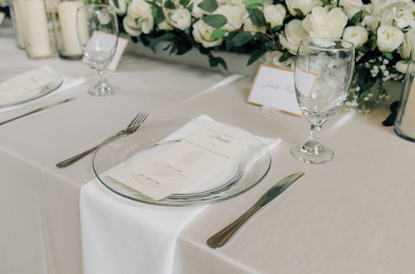 Dinner Plate/Silverware/Glassware for Sale!