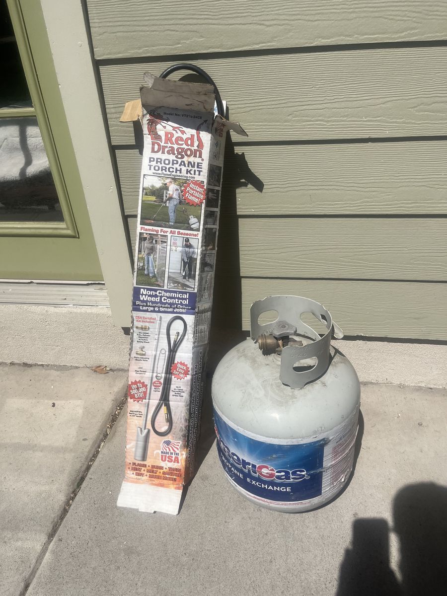 Weed Burner w/propane tank