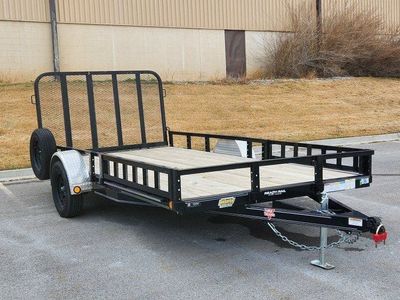 7x14 PJ Trailers single Axle Utility/ATV Trailer