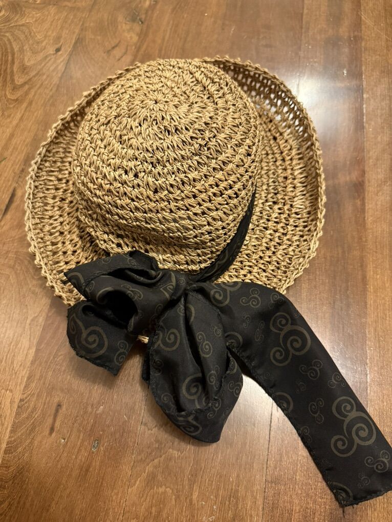 Disney Parks Straw Hat Mickey Heads Print