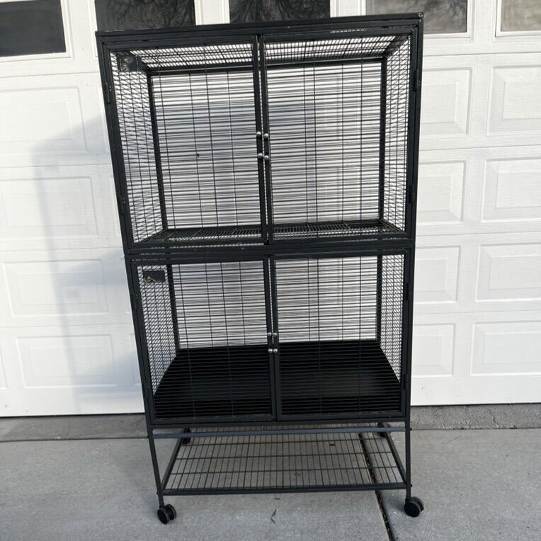 Double Critter Nation Cage For Rats/Birds/Ferrets