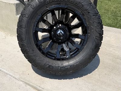 Dodge Ram 3500 Rims and Tires 35/12.50R20 Toyo AT3 Load E