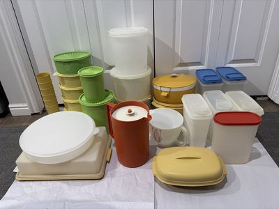 Large set Vintage Tupperware- Great Resale Value