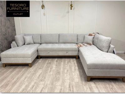 NEW TAVISH SECTIONAL WITH STORAGE WE OFFER DELIVERY