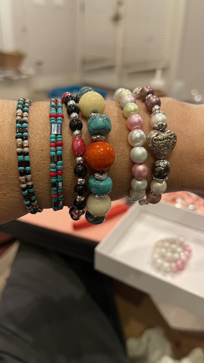 Large Array of beads and stone beading