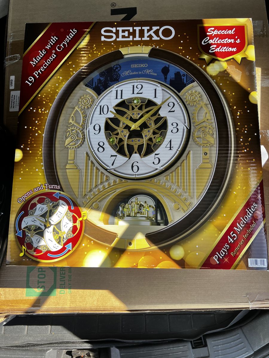 Brand new Seiko wall clock
