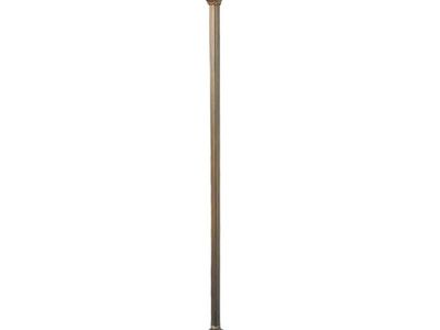 Antique Art Deco Opalescent Glass and Brass Torchiere Floor Lamp