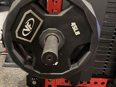 Valor Fitness Urethene Olympic Plate Set w/ storag