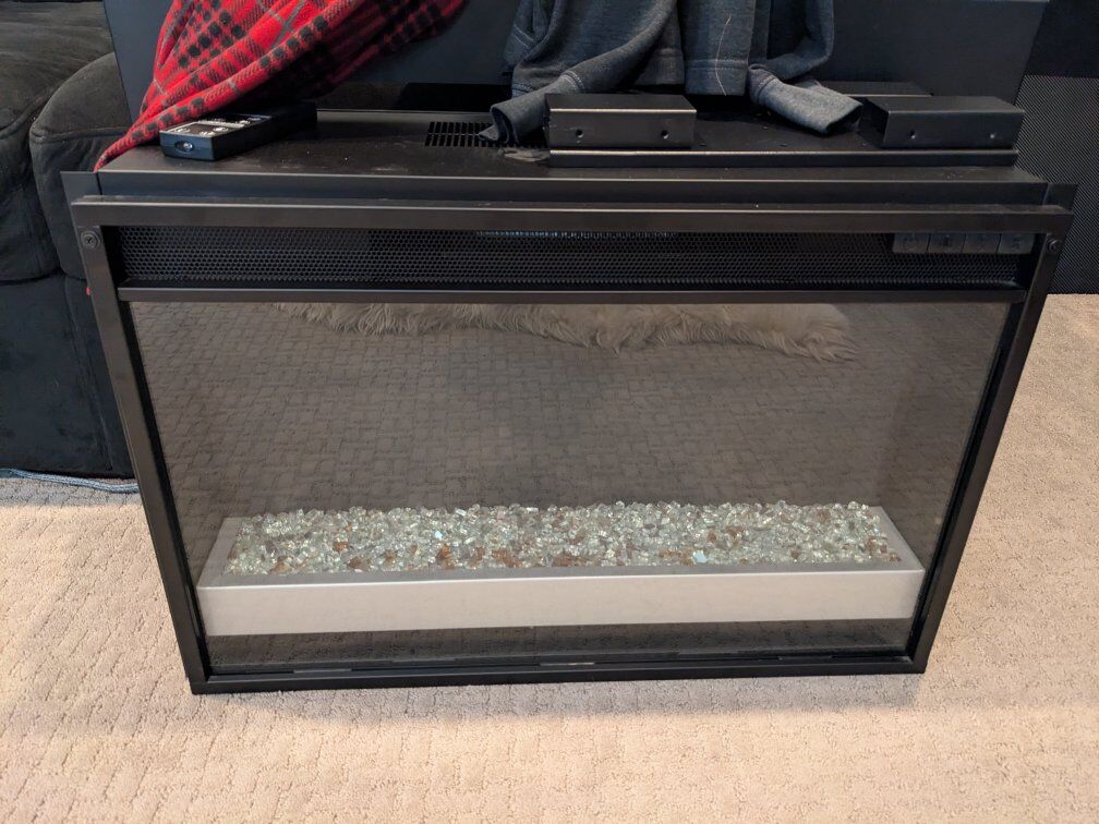 LED Electric Fireplace (with Space Heater)