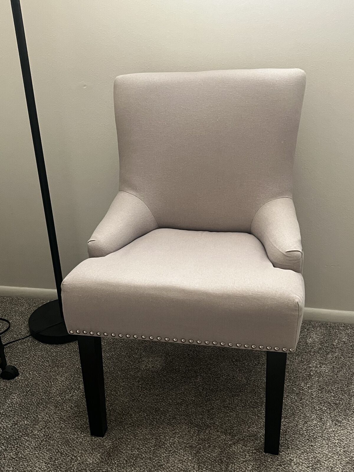 Small Gray Accent Chair