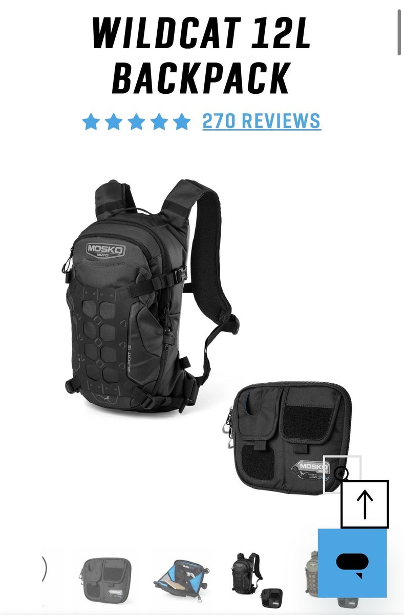 Mosko Moto Wildcat 12L Backpack