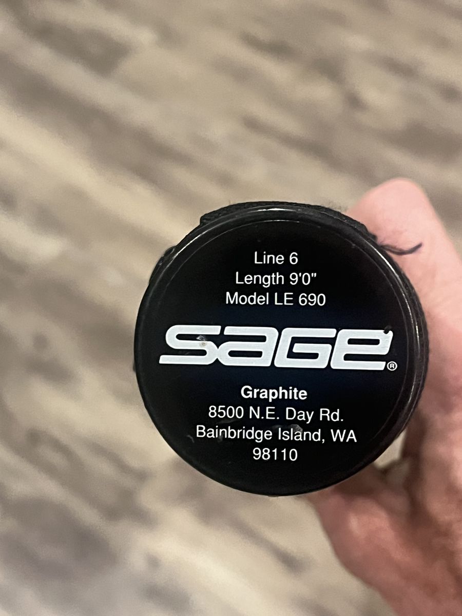 New Sage Fly Rod 6wt With  Hard Case