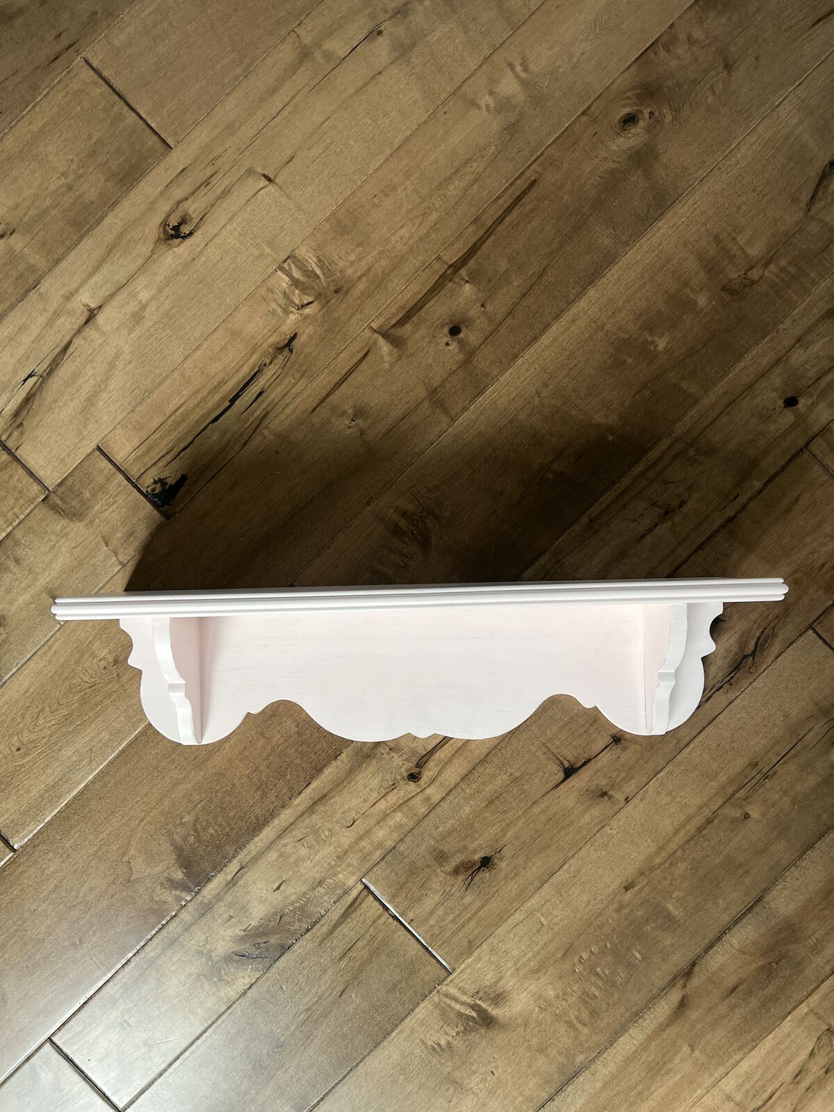 Pottery Barn Riley Scroll Shelf, pink