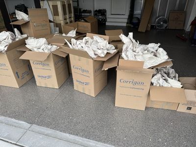 Moving Boxes With Packing Paper (Free)