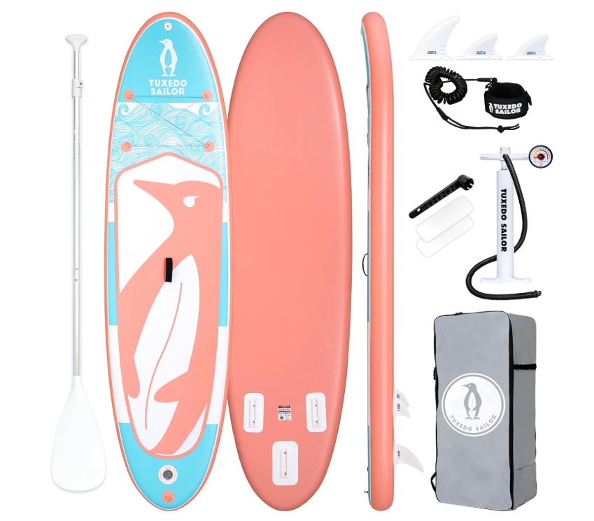 New in box 10'6" Paddle Board with SUP Accessories
