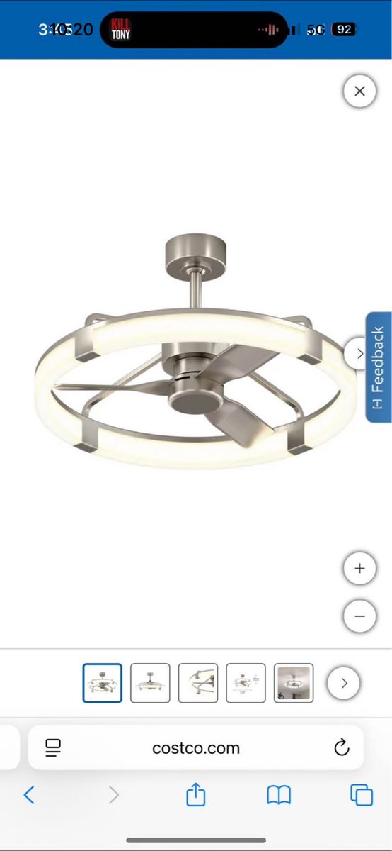 Artika Led Ceiling Fan with Remote