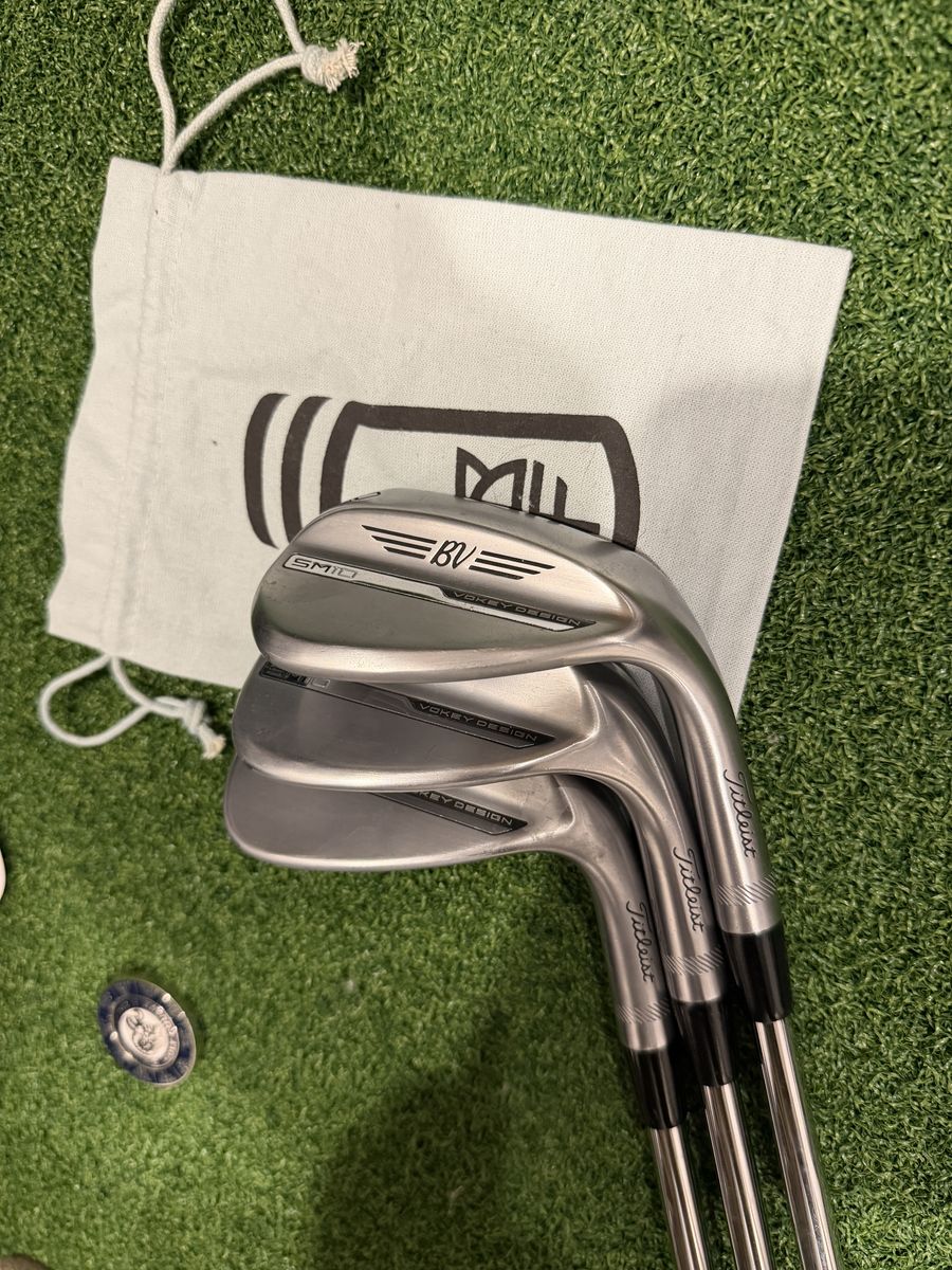 Vokey SM10 Tour Chrome Wedge Set 50.12F/56.14F/60.04T Wedge Flex Mint