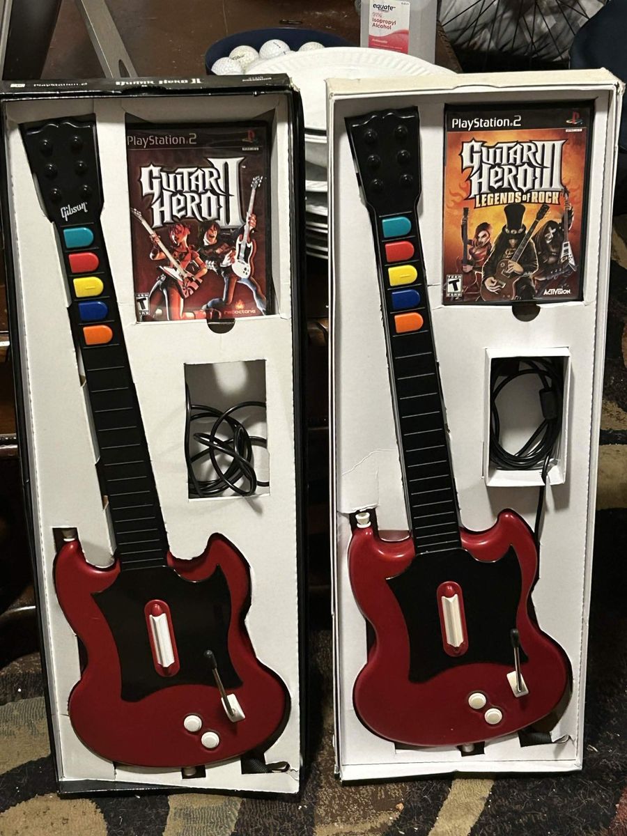 GuitarHero sets for the ps 2