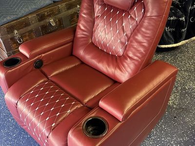 Like New Leather Power Recliner