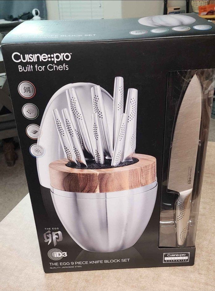 Cuisine Pro "The Egg" 9 peice knife set