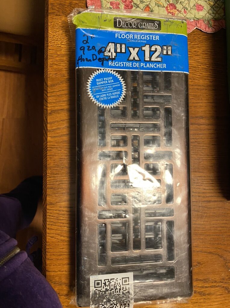 Decoratve Floor Register Cover