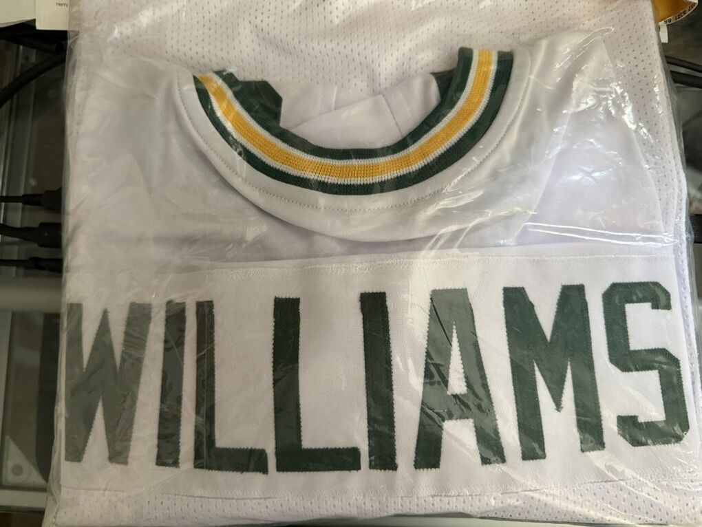 Jamaal Williams Autographed Football Jersey