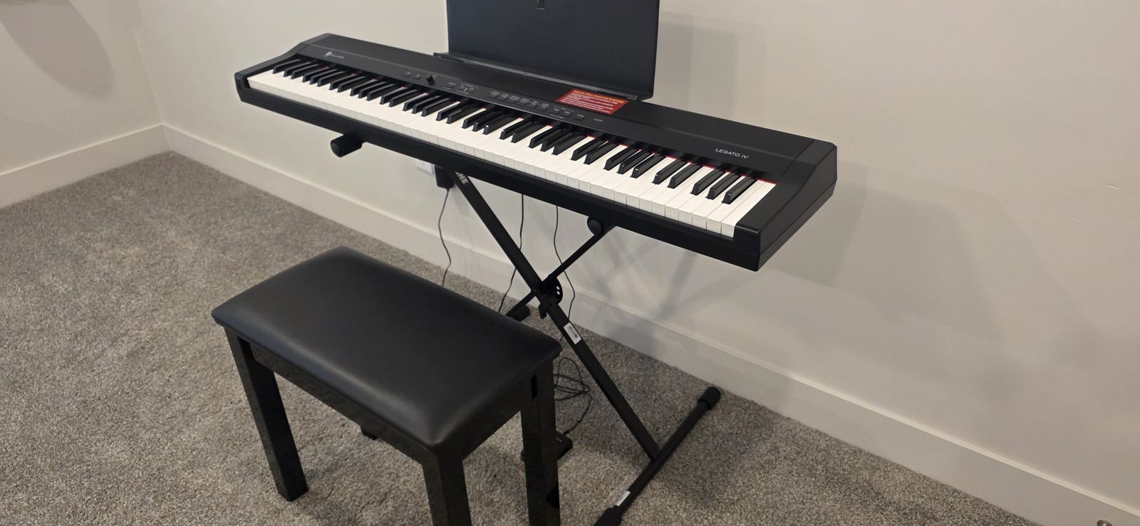 Williams Legato IV 88-Key Digital Piano with Stand, Bench & Sustain Pedal