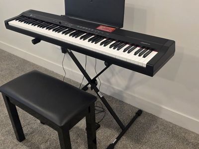 Williams Legato IV 88-Key Digital Piano with Stand, Bench & Sustain Pedal