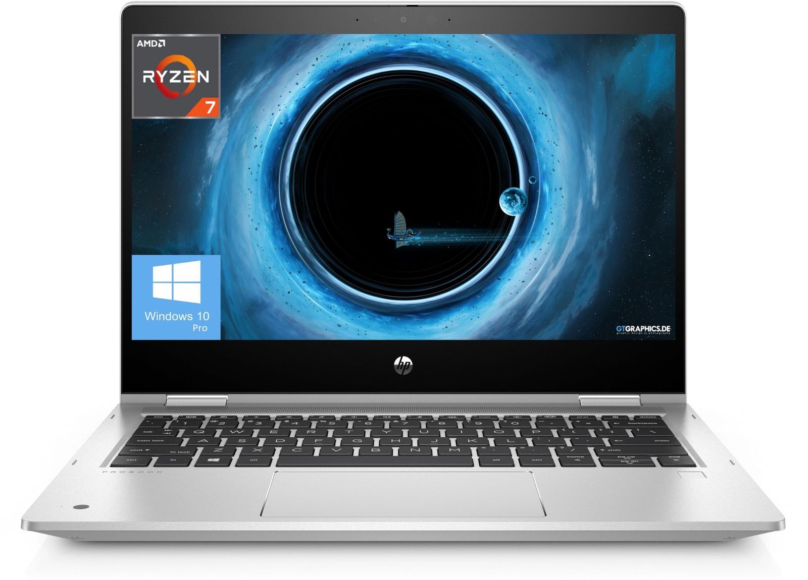 HP ProBook x360 440 G1 Laptop - 14" Touchscreen, 2-in-1 Convertible, i7 Processor 16gb 500 gb