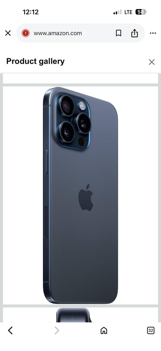 Deep Blue iPhone 15 Pro Max 256MB