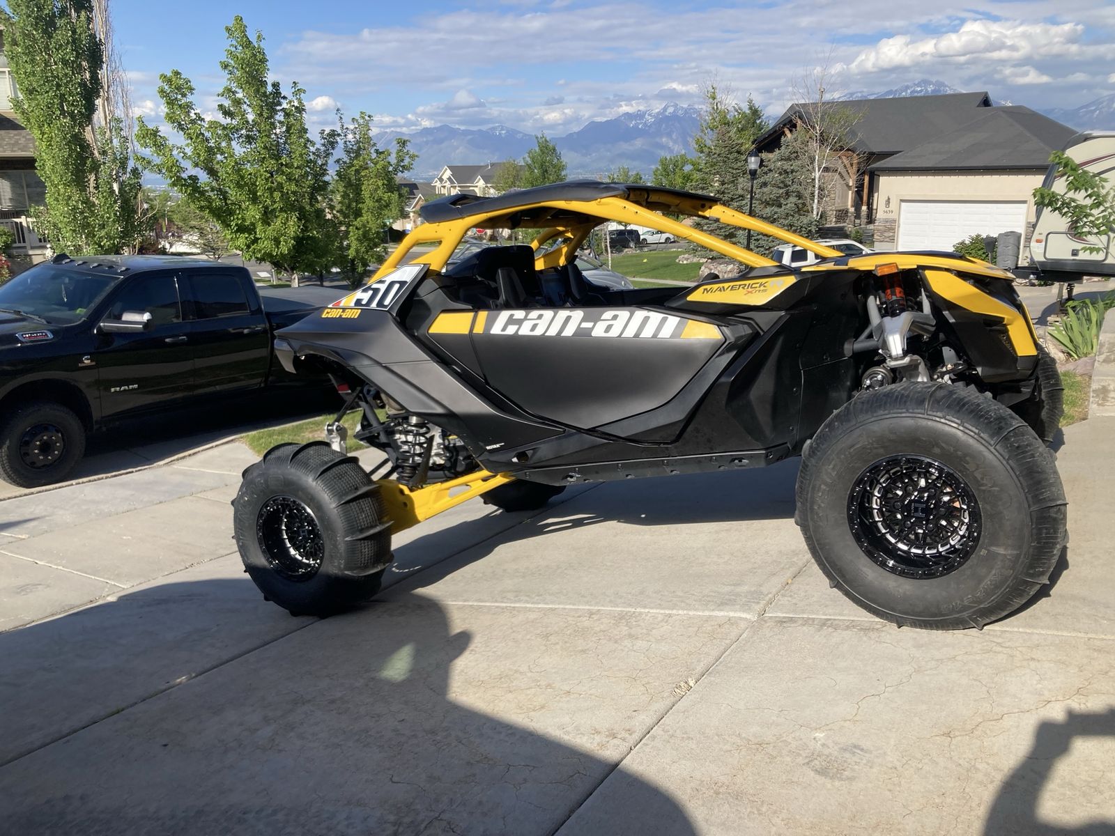 Can am Mav R stock roof and roll cage