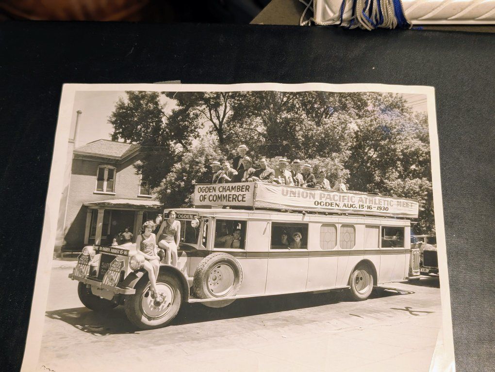 I have several old photographs from the 1930's of historic 25Th Street in Ogden 