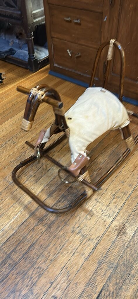 Mid Century Modern Franco Albibin Rocking Horse
