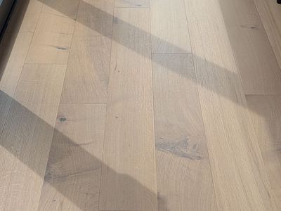1500 sqft Uptown Floors white oak rift and quartered 7 1/4" engineered wood flooring
