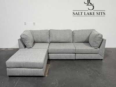 Custom Utah-Built Modular Sectional — Ashfield Graphite