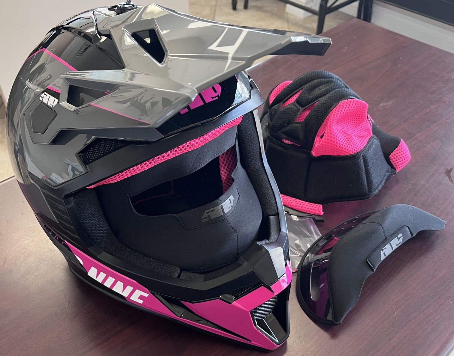 NEW 509 Tactical 2.0 Pink Motorcycle/Snowmobile Helmet – 2XL – DOT/ECE