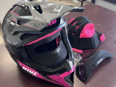 NEW 509 Tactical 2.0 Pink Motorcycle/Snowmobile Helmet – 2XL – DOT/ECE