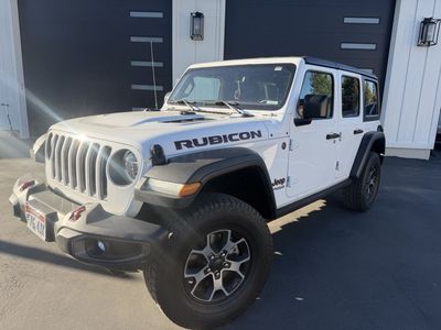 2018 Jeep Wrangler Unlimited Rubicon 4x4 - White, Low Miles, removable Hard Top