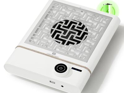 NEW Nail Dust Collector, Bling Diamond Cordless Rechargeable 5000RPM Vacuum Nail Tech Fan Extractor, 12000mAh